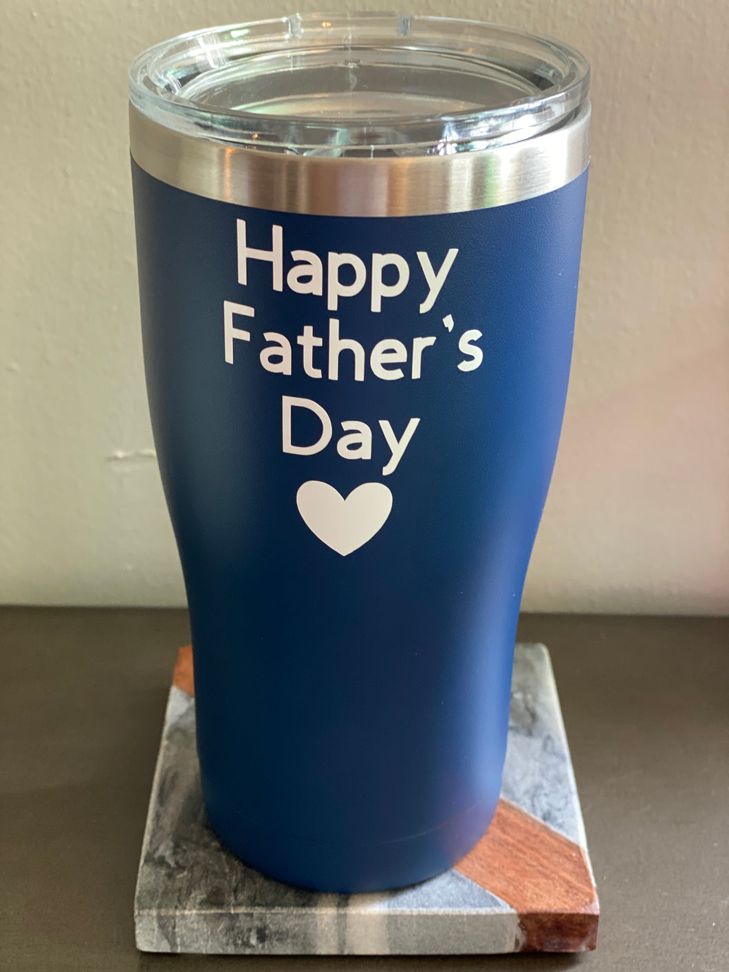 Happy Father's Day Tumbler Blue 20oz